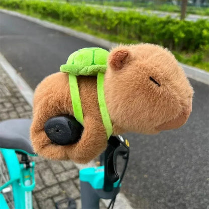 Capybara Plush with Turtle Backpack