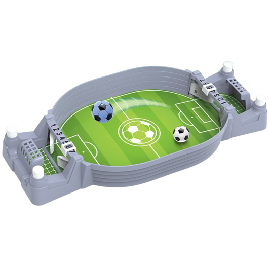 Mini 1‑on‑1 football field – Pinball-style tabletop game (26x13cm)