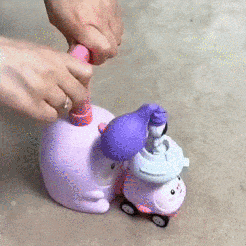 Blow the balloons – Air propulsion game